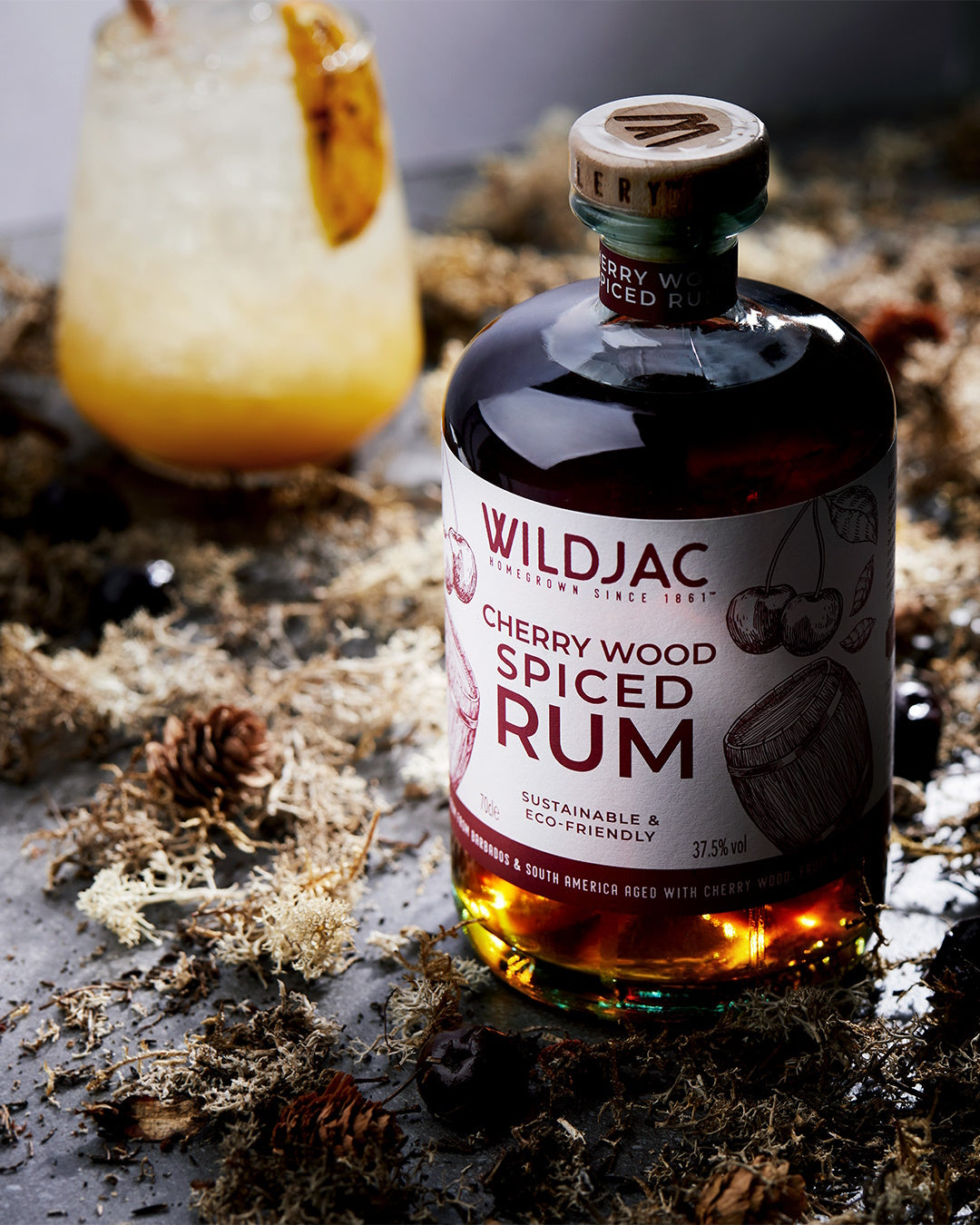 Wildjac Cherry Wood Spiced Rum 70cl
