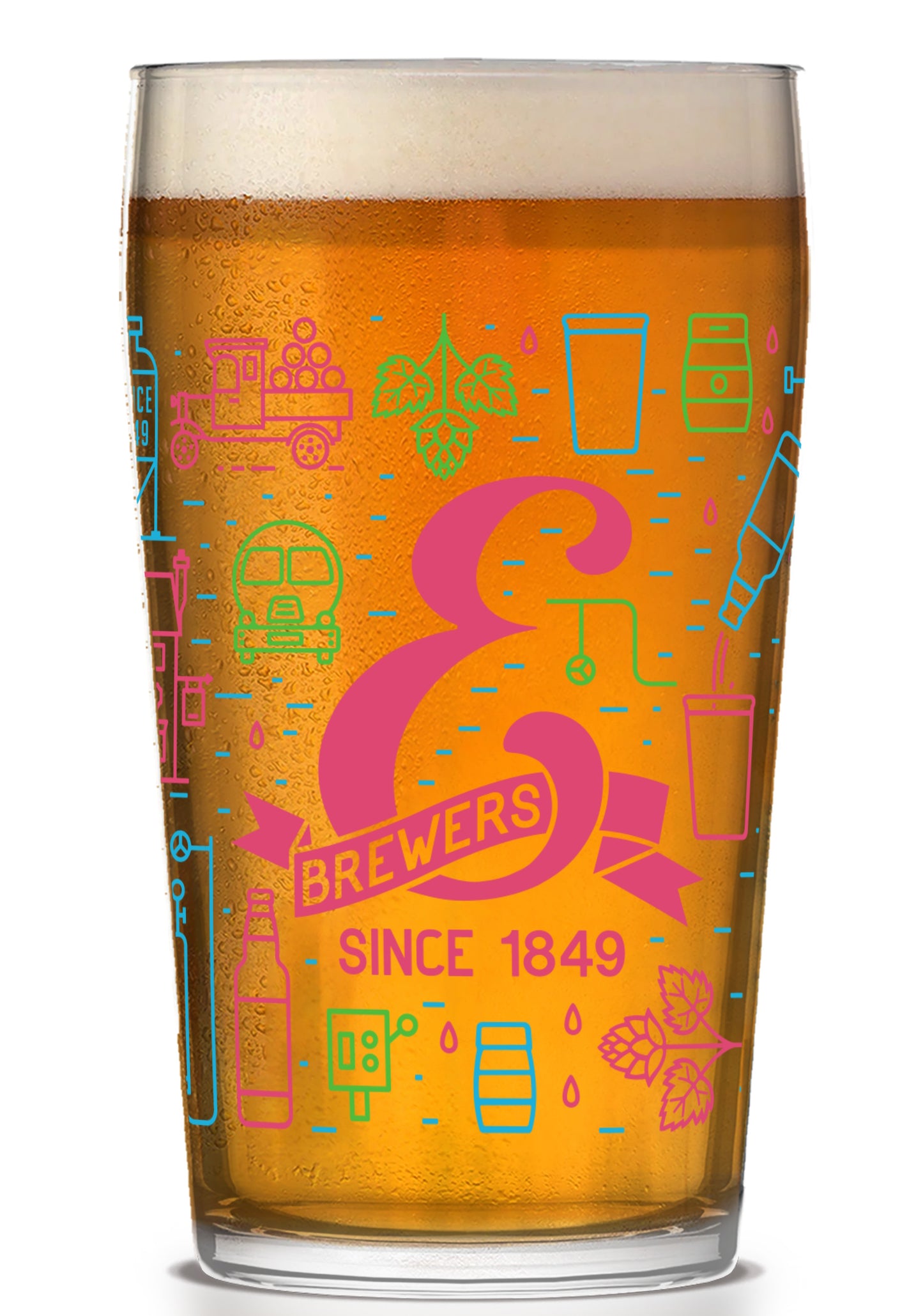 Everards Craft Pint Glass 2024