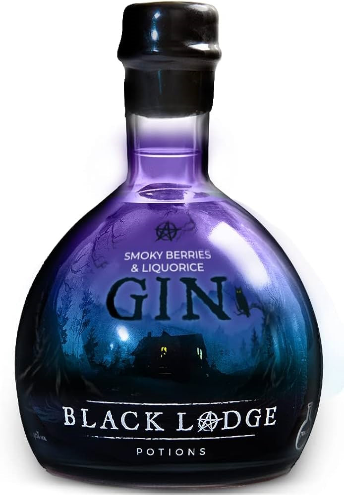 Black Lodge Smoky Berries & Liquorice Gin 70cl