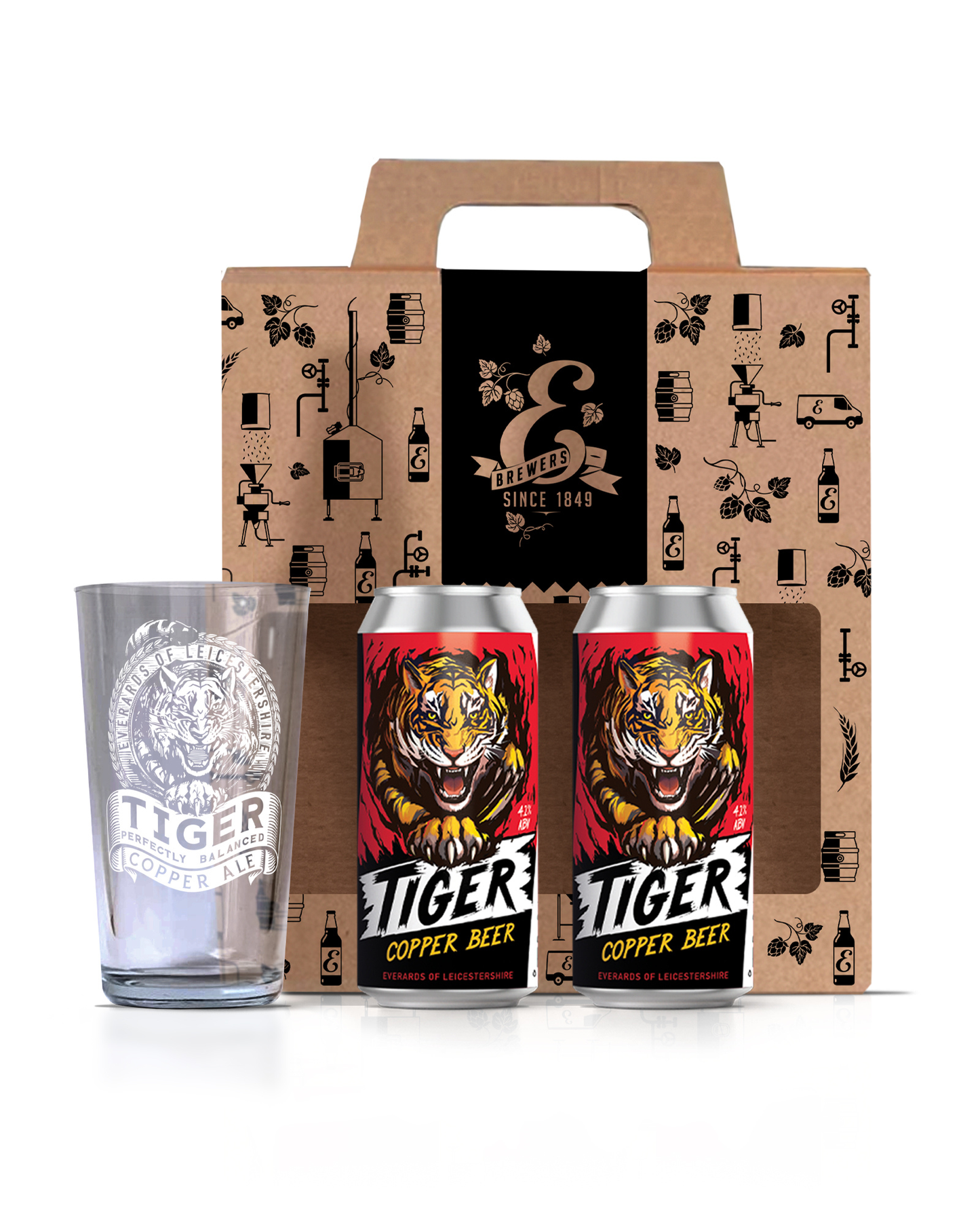 Tiger Can & Glass Pack