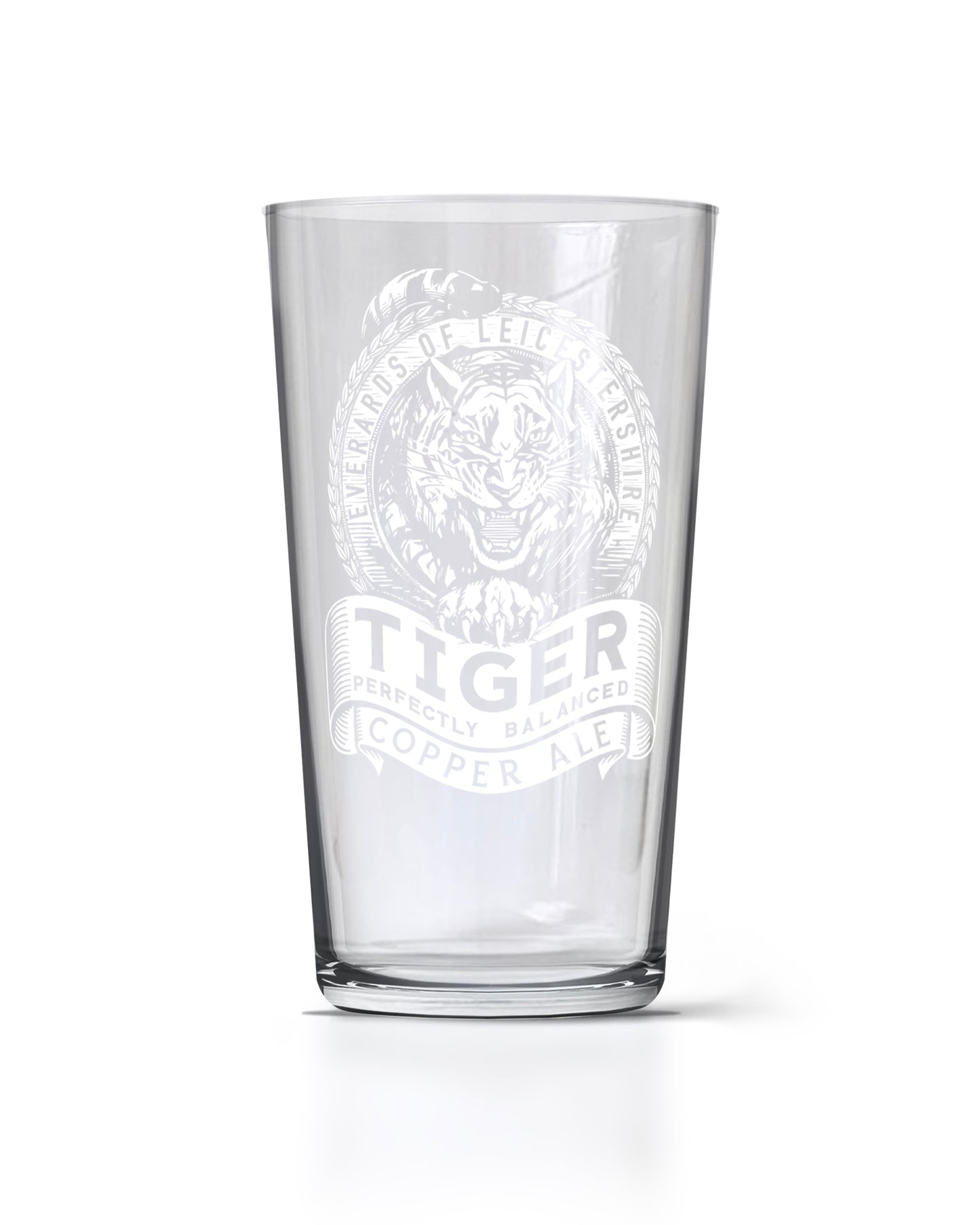 Tiger Pint Glass
