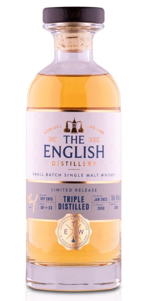The English Triple Distilled Whisky 70cl