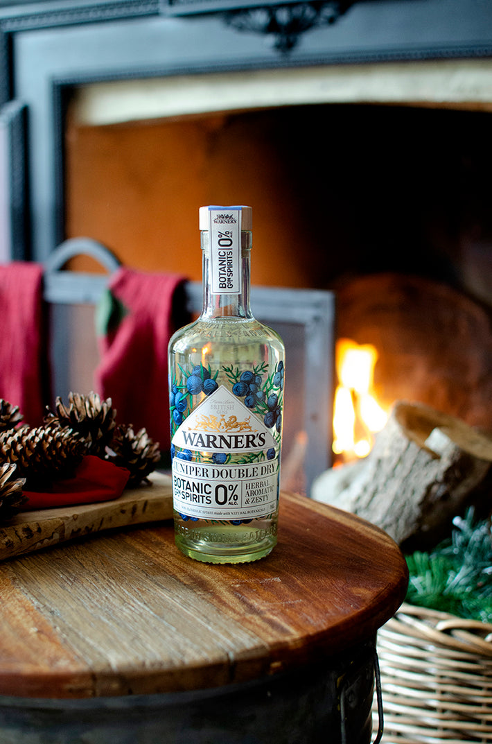 Warners Juniper Double Dry Gin is 0% ABV Low and No Alcohol available to buy from Everards