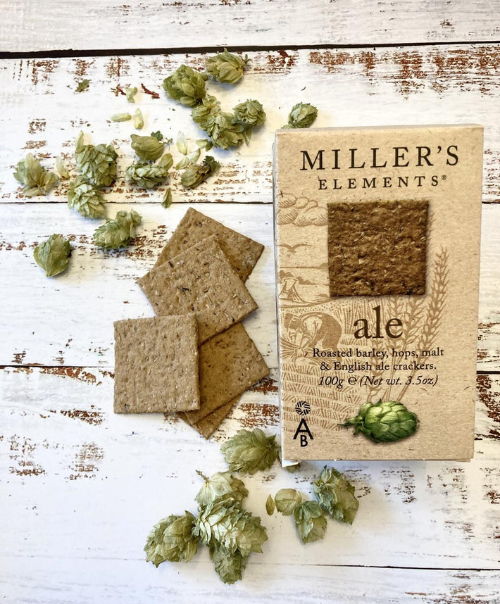 Millers Elements Ale Crackers 100g