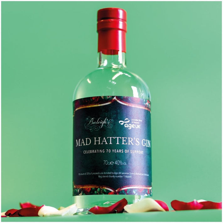 Burleigh’s Mad Hatter's Age UK Gin 70cl