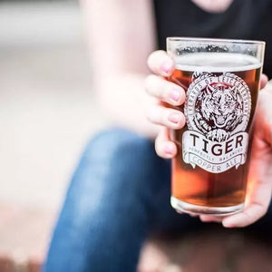 Tiger Pint Glass