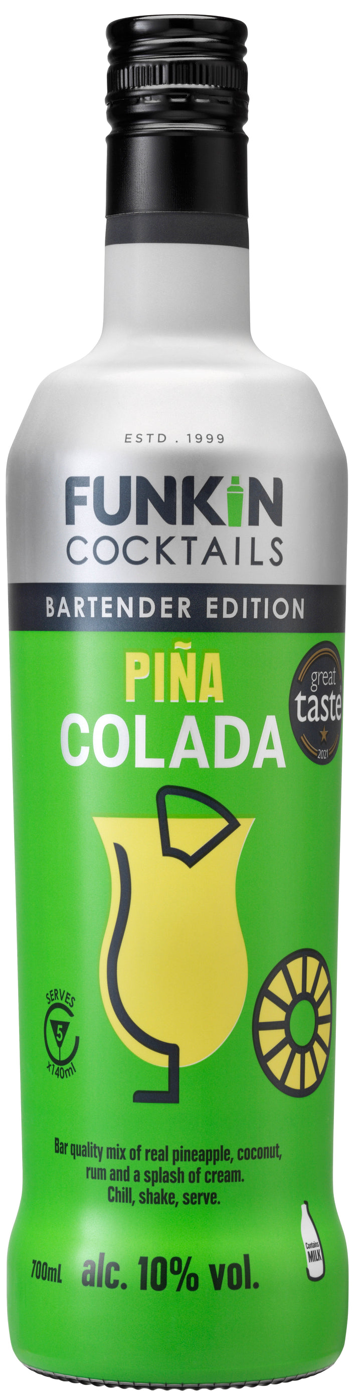 Funkin Pina Colada Premixed Cocktail 70cl