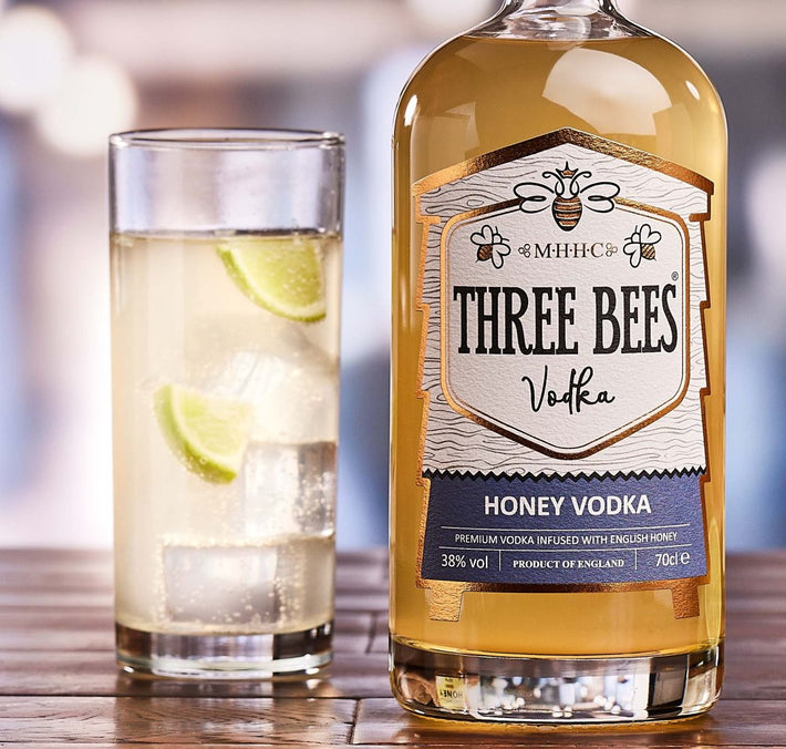 Three Bees Honey Vodka 70cl