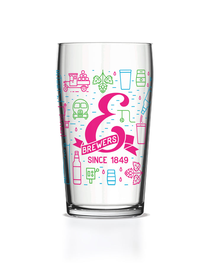 Everards Craft Pint Glass 2024