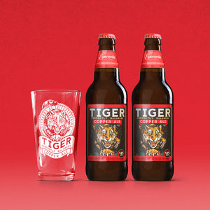 Tiger Bottle & Glass Pack
