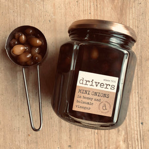 Drivers Mini Pickled Onions in Honey & Balsamic Vinegar 550g