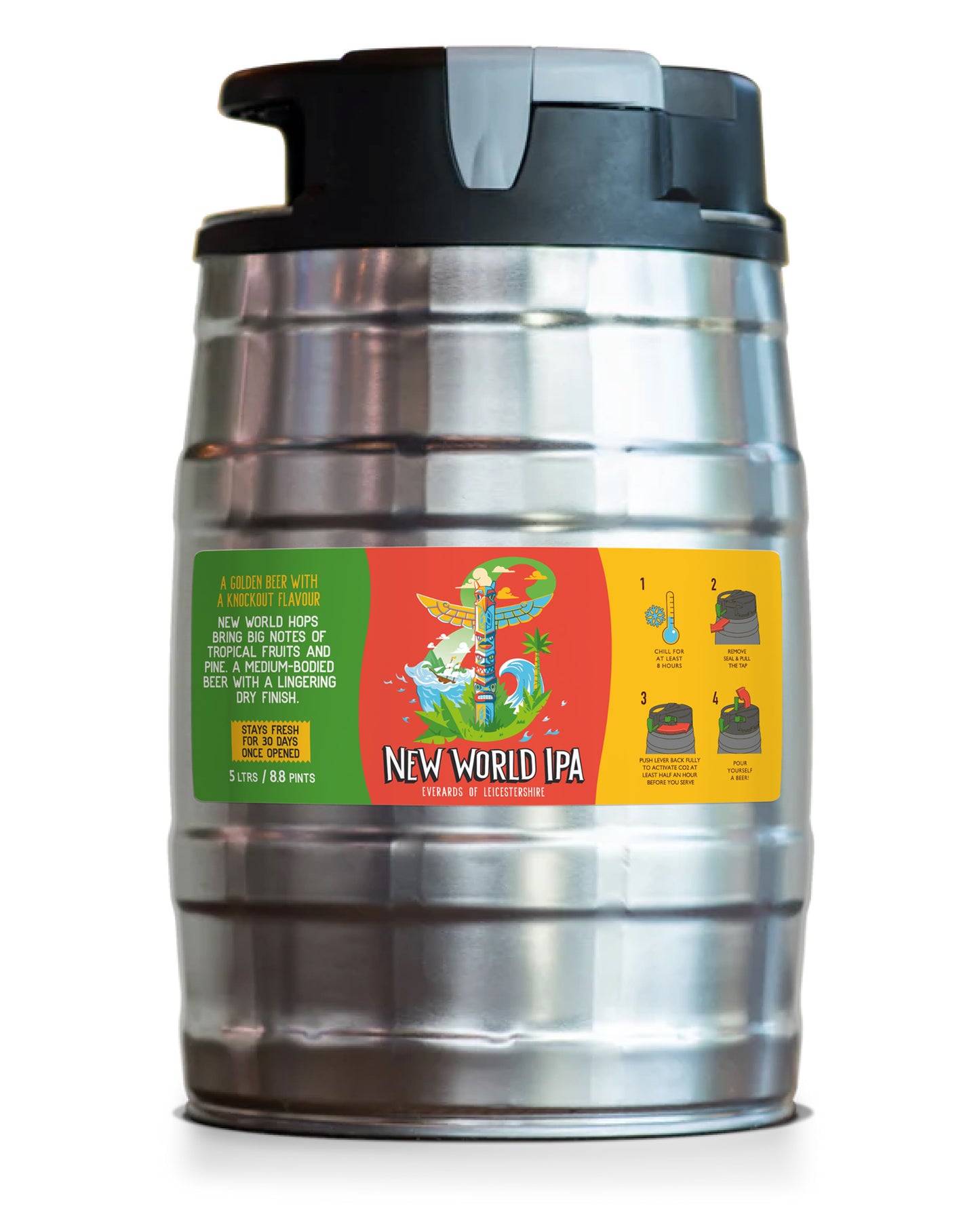 New World IPA Minikeg