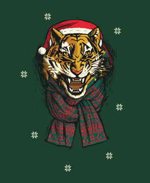 2025 Tiger Christmas Jumper - Small