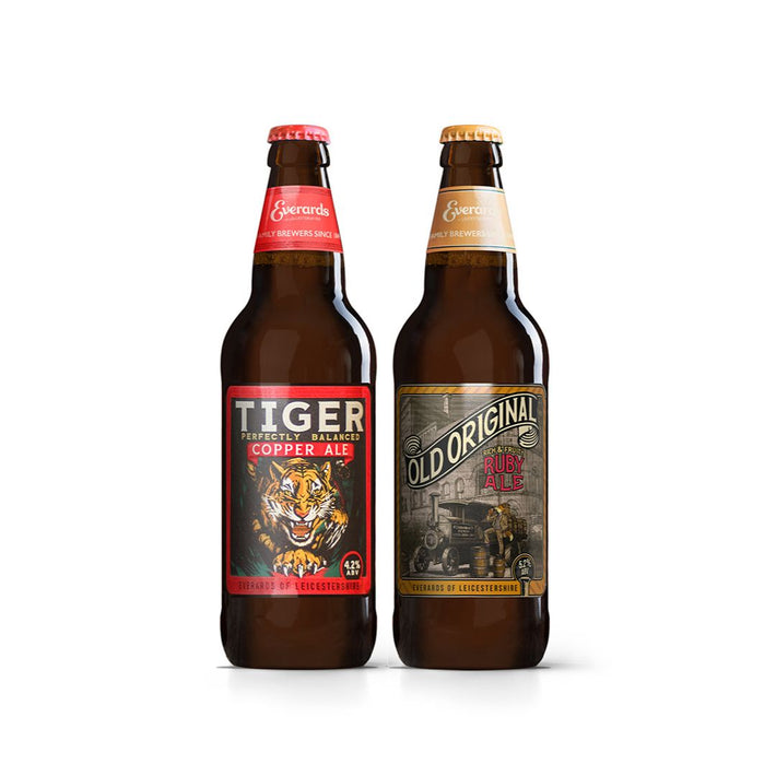 Tiger Ale and Old Original Ale bottles