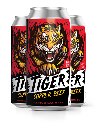 Tiger Copper Ale Cans