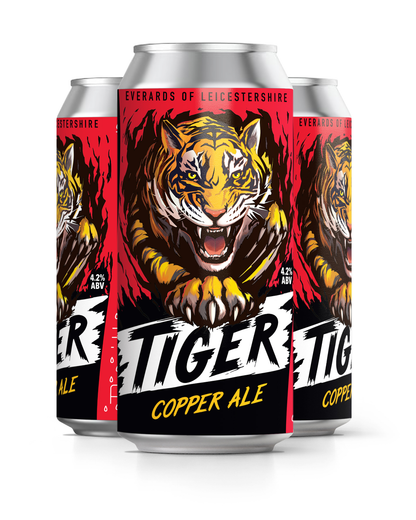 Tiger Copper Ale 12x 440ml & Free Socks