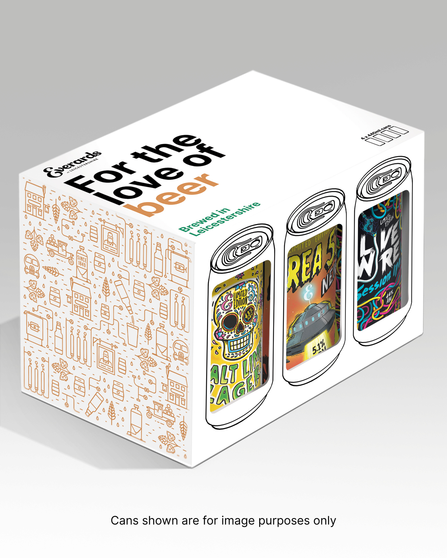 Mixed Beer & Glass Gift Set