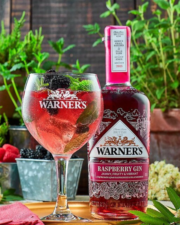 Warner's Raspberry Gin 70cl
