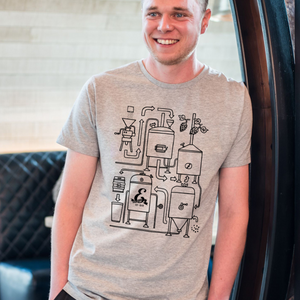 Pipework T-Shirt Grey