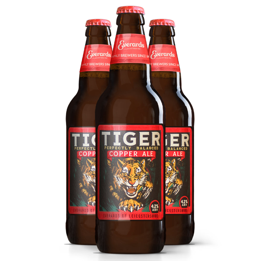 Tiger Copper Ale in 550ml bottles