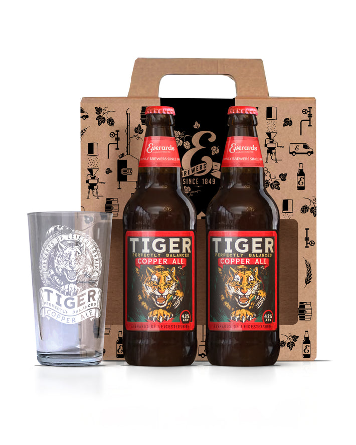 Tiger Bottle & Glass Pack