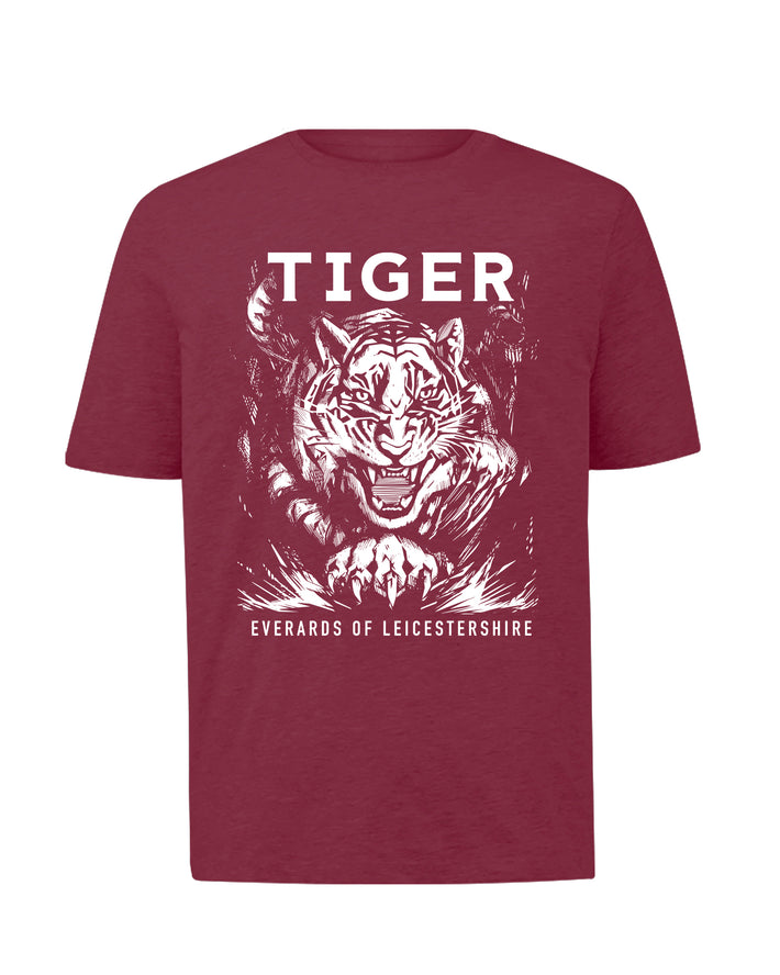 Tiger T-Shirt Maroon