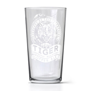 Tiger Pint Glass