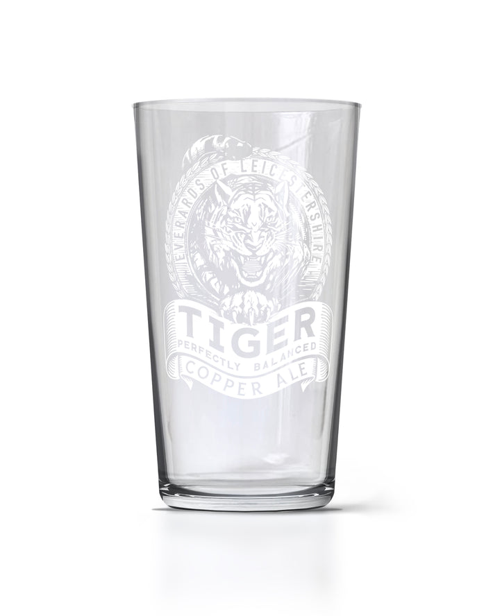 Tiger Pint Glass