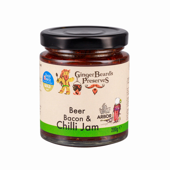 Ginger Beard's Beer Bacon & Chilli Jam 200g