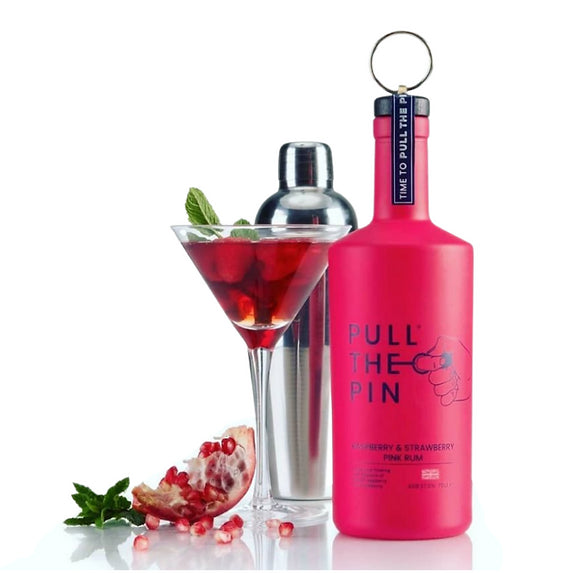 Pull The Pin Raspberry & Strawberry Pink Rum 70cl