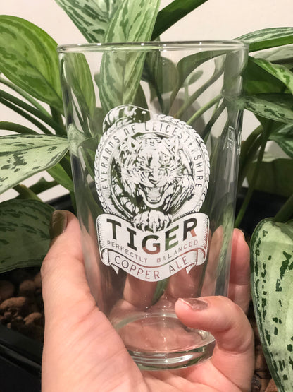 Tiger Half Pint Glass
