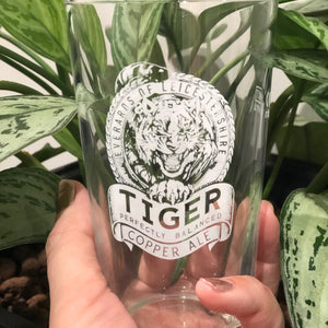 Tiger Half Pint Glass